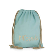 MOCHILA CORDONES ALGODÓN PERSONALIZADA