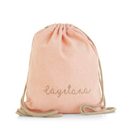 MOCHILA CORDONES ALGODÓN PERSONALIZADA