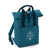 MOCHILA PERSONALIZADA VERMONT - INICIALES SOMBRA