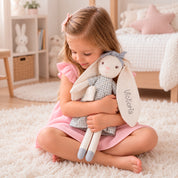 MUÑECA DE TRAPO PERSONALIZADA CONEJITA VICHY