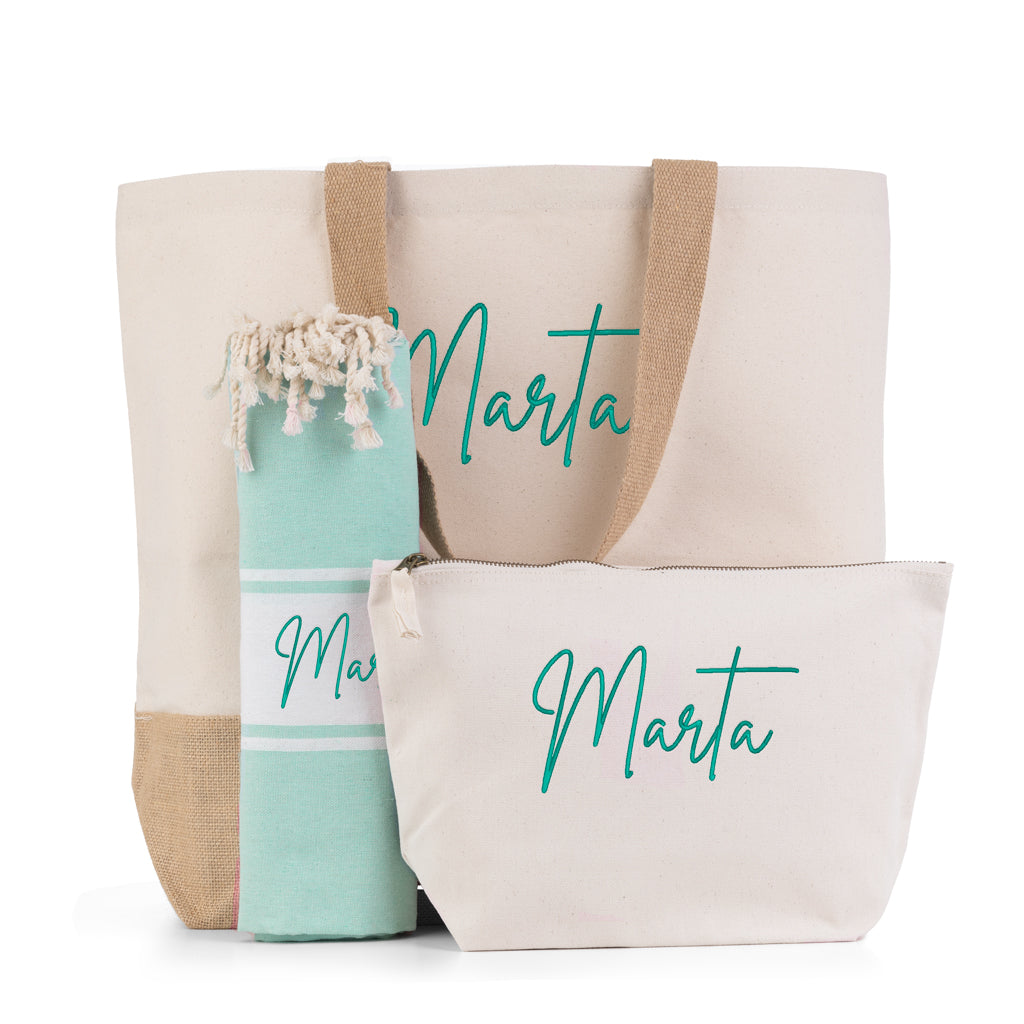 PACK PERSONALIZADO SANTORINI BORDADO