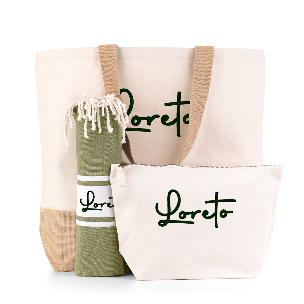 PACK PERSONALIZADO SANTORINI BORDADO