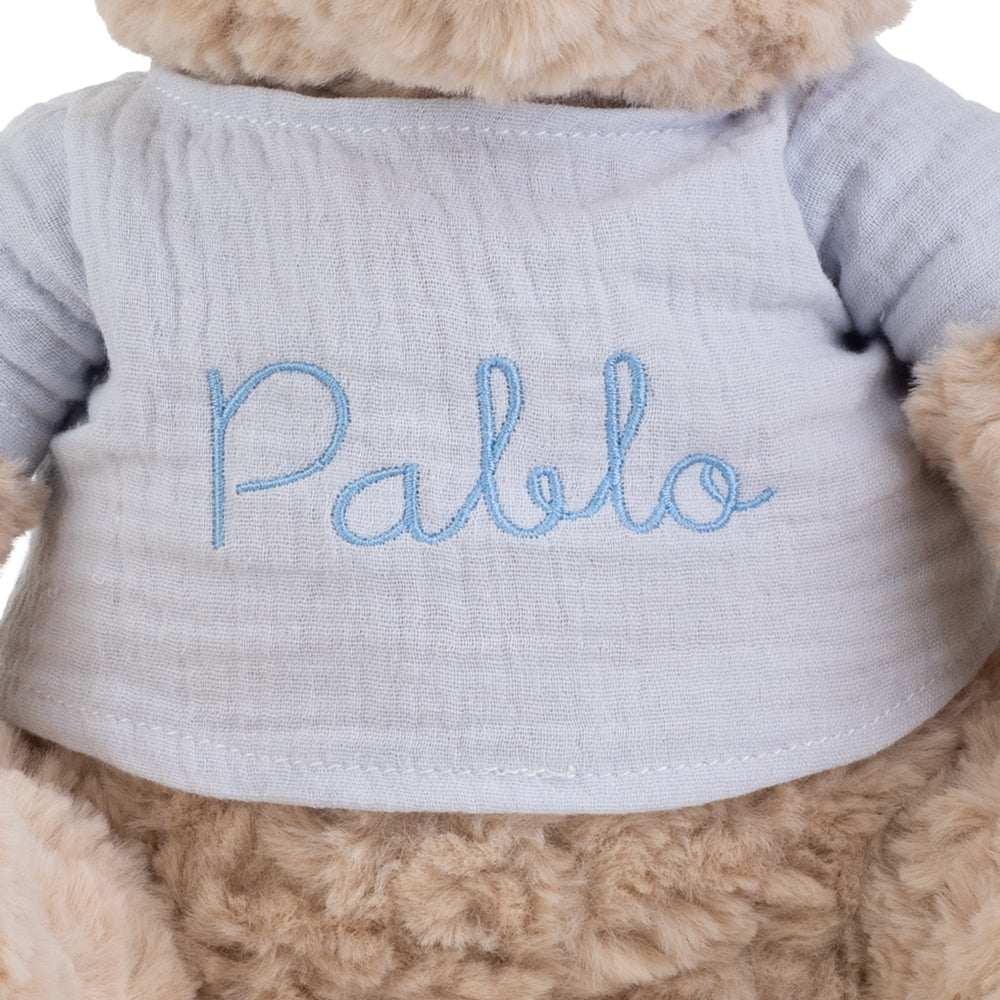 PELUCHE PERSONALIZADO OSITO CAMISA GASA
