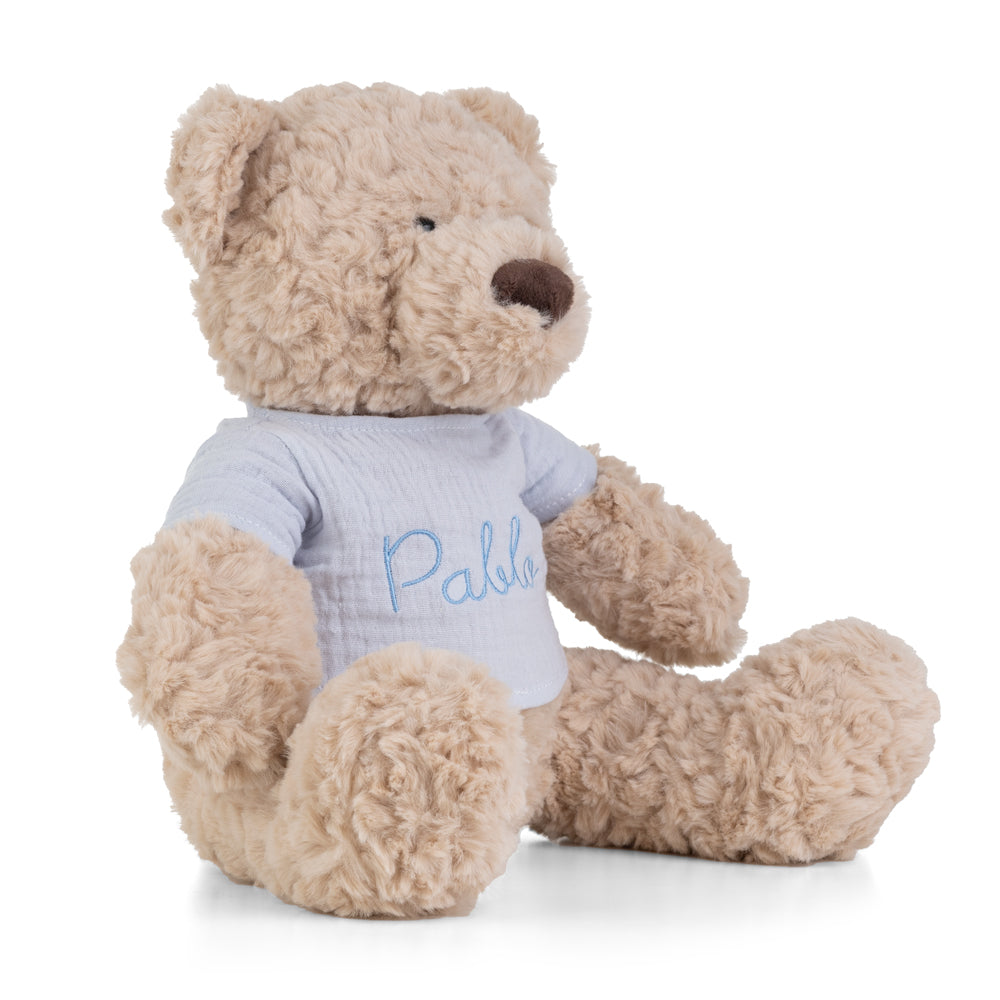 PELUCHE PERSONALIZADO OSITO CAMISA GASA