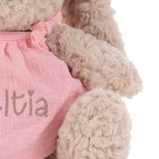 PELUCHE PERSONALIZADO CONEJITA VESTIDO GASA