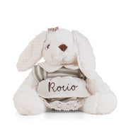 PELUCHE PERSONALIZADO CONEJITA VESTIDO RAYAS