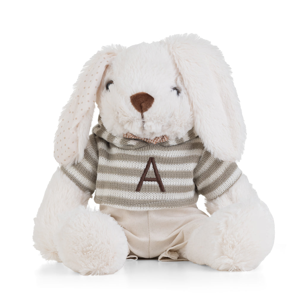 PELUCHE PERSONALIZADO CONEJITO JERSEY RAYAS