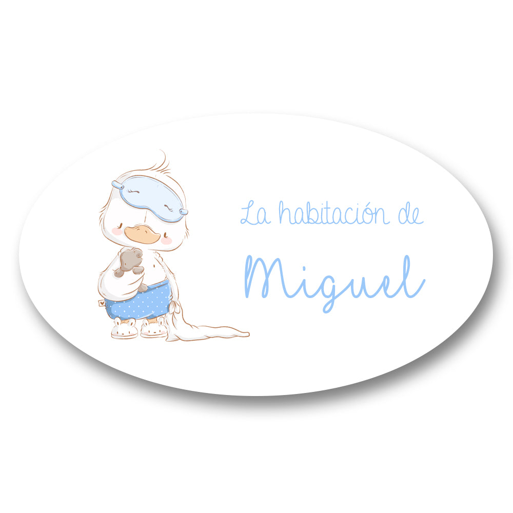 PLACA DE MADERA HABITACIÓN PERSONALIZADA