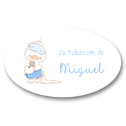 PLACA DE MADERA HABITACIÓN PERSONALIZADA