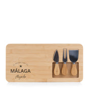 Tabla de quesos con cuchillos personalizada "Mejor chef" con estrella