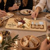 Tabla de quesos con cuchillos personalizada "Mejor chef" con estrella, regalo para cocinillas