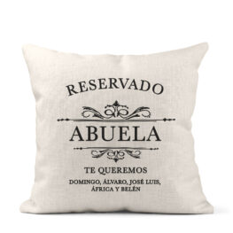 COJÍN PERSONALIZADO RESERVADO
