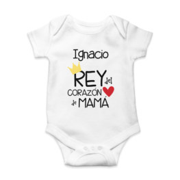 Body de bebé personalizado Rey