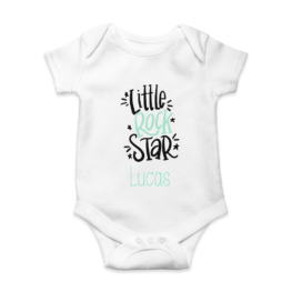 Body bebé personalizado Rock Star
