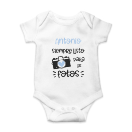 Body bebé personalizado Siempre fotos