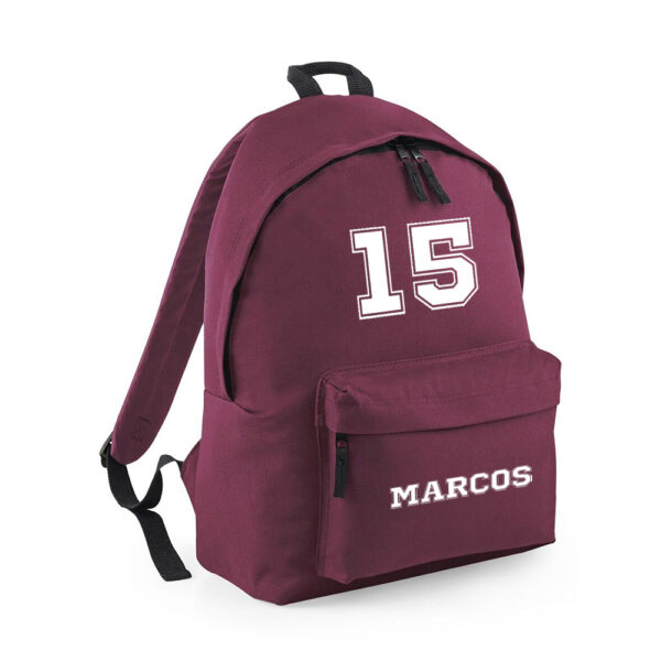 MOCHILA PERSONALIZADA CLÁSICA - NÚMERO - Imagen 8