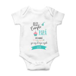 Body bebé personalizado Feliz Cumple