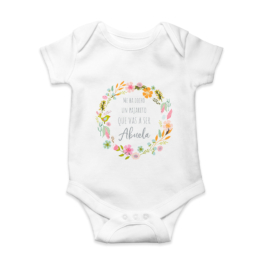 Body bebé personalizado Me ha dicho pajarito