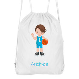 MOCHILA CUERDAS PERSONALIZADA BALONCESTO