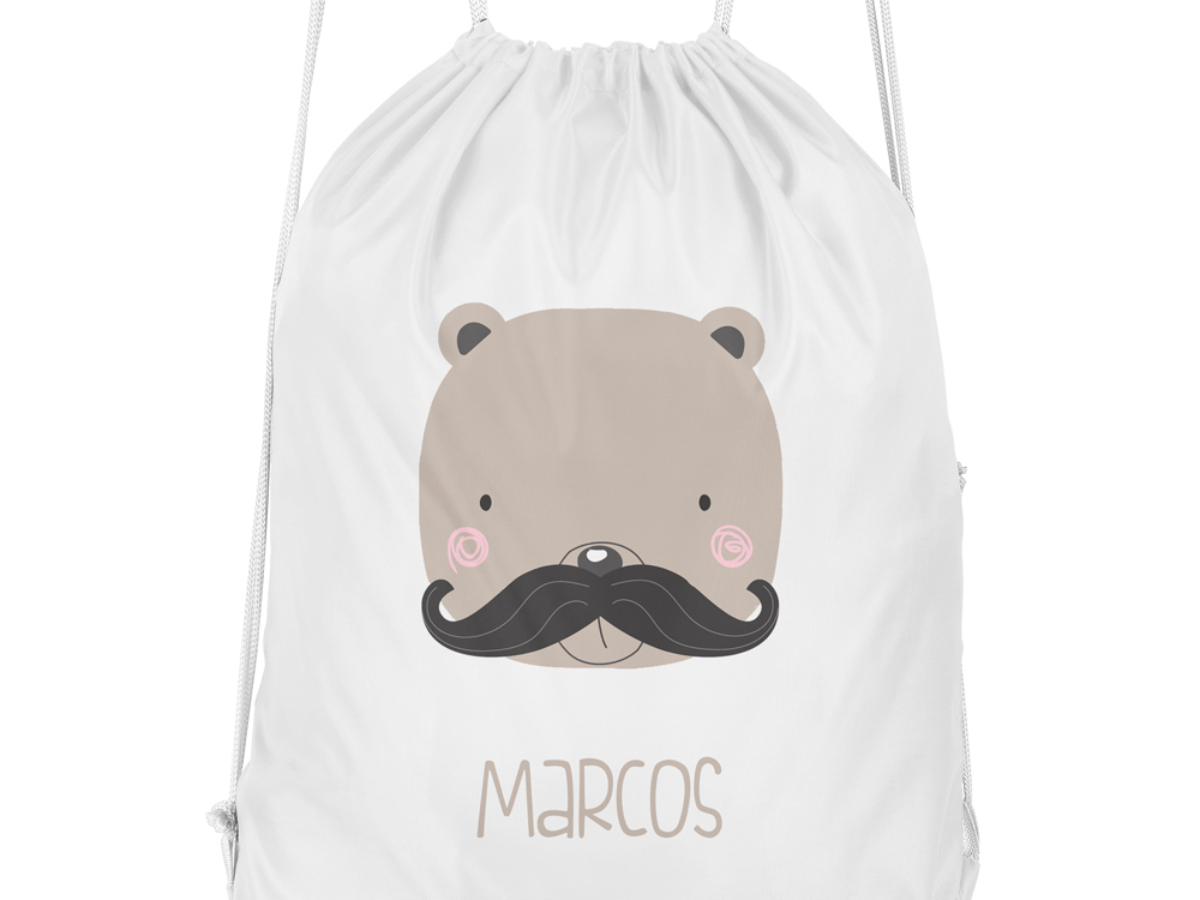 Bolsa de merienda personalizada Zorrito tribal