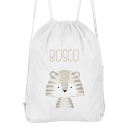 Mochila cuerdas personalizada Tigre rayitas