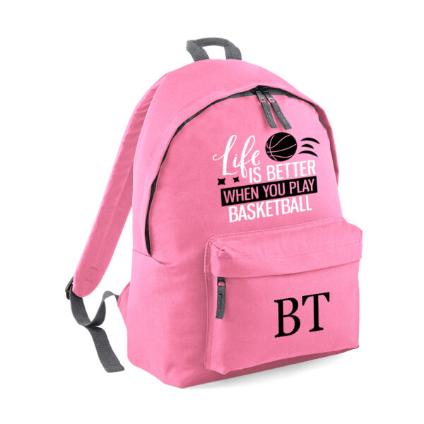 MOCHILA PERSONALIZADA CLÁSICA - LIFE IS BETTER BASKET - Imagen 16