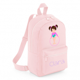 MOCHILA MINI PERSONALIZADA GIMNASIA RÍTMICA ARO