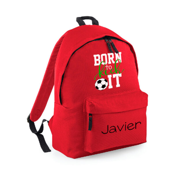 MOCHILA PERSONALIZADA CLÁSICA - BORN TO KICK IT - Imagen 11