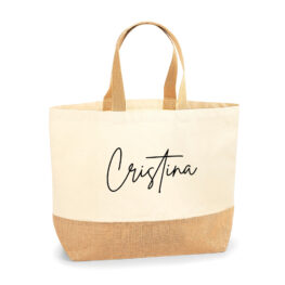 Bolsa personalizada Santorini Nombre o iniciales