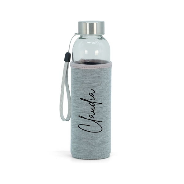botella agua cristal personalizada
