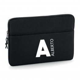 FUNDA PORTÁTIL PERSONALIZADA BOSTON INICIAL NOMBRE AL LADO