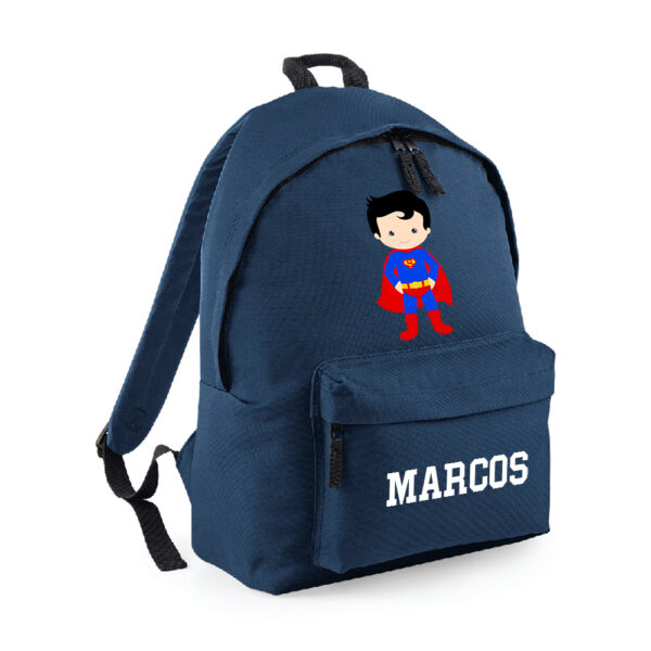 MOCHILA PERSONALIZADA CLÁSICA SUPERHÉROE - Imagen 6