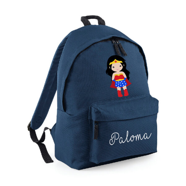 MOCHILA PERSONALIZADA CLÁSICA - SUPERHEROÍNA - Imagen 7