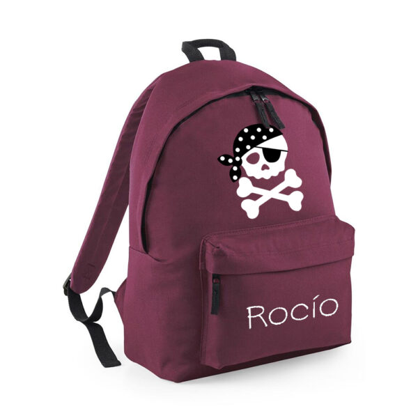 MOCHILA PERSONALIZADA CLÁSICA CALAVERA PAÑUELO - Imagen 15