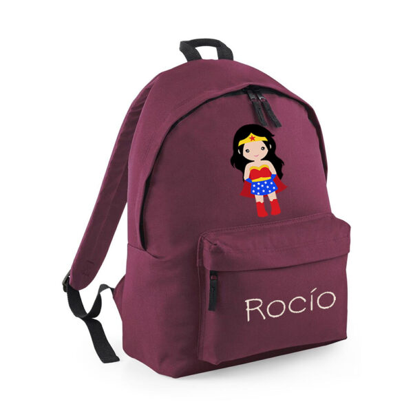 MOCHILA PERSONALIZADA CLÁSICA - SUPERHEROÍNA