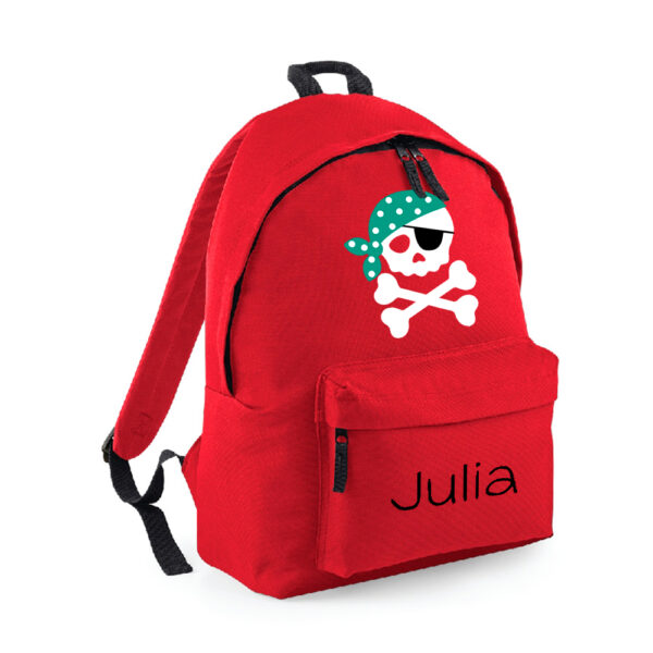 MOCHILA PERSONALIZADA CLÁSICA CALAVERA PAÑUELO - Imagen 10