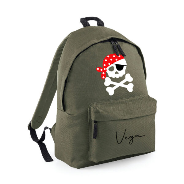 MOCHILA PERSONALIZADA CLÁSICA CALAVERA PAÑUELO - Imagen 6