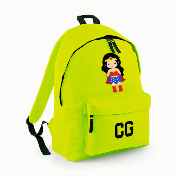 MOCHILA PERSONALIZADA CLÁSICA - SUPERHEROÍNA - Imagen 5
