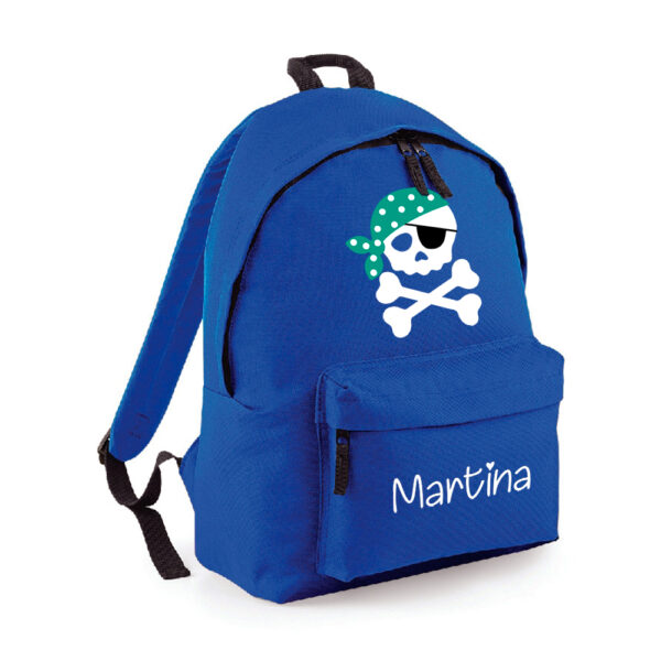 MOCHILA PERSONALIZADA CLÁSICA CALAVERA PAÑUELO - Imagen 17