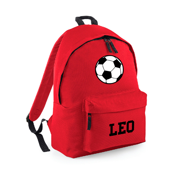 Mochila de fútbol para niños personalizada con CUALQUIER NOMBRE- Mochila  para niños, adolescentes, estudiantes escolares, mochila de regreso a la