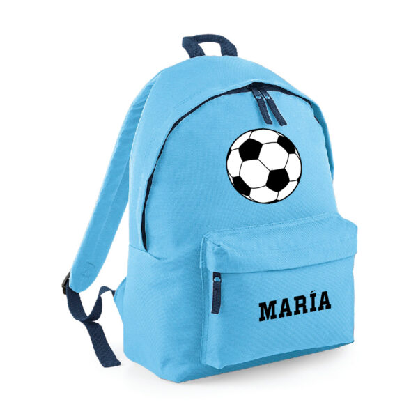 MOCHILA PERSONALIZADA CLÁSICA - PELOTA FÚTBOL - Imagen 16