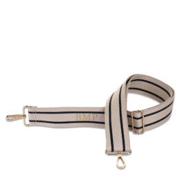 CINTA PARA BOLSO O MÓVIL PERSONALIZADA RAYAS BEIGE