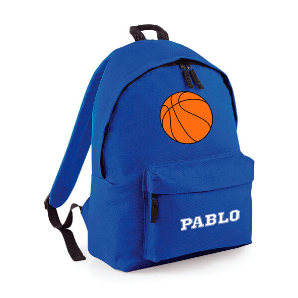 MOCHILA PERSONALIZADA CLÁSICA - PELOTA BALONCESTO - Imagen 17