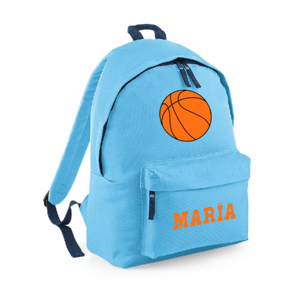 MOCHILA PERSONALIZADA CLÁSICA - PELOTA BALONCESTO - Imagen 16