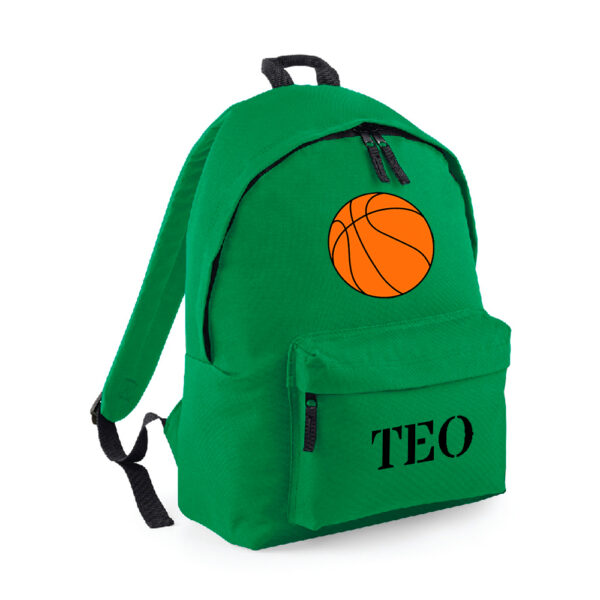 MOCHILA PERSONALIZADA CLÁSICA - PELOTA BALONCESTO - Imagen 7