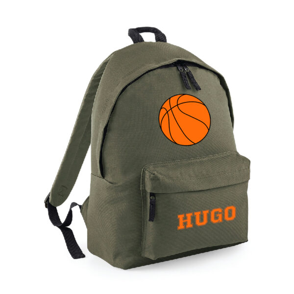 MOCHILA PERSONALIZADA CLÁSICA - PELOTA BALONCESTO - Imagen 5