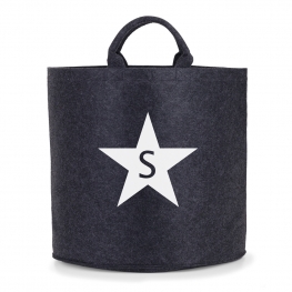 Cesto fieltro personalizado Inicial estrella