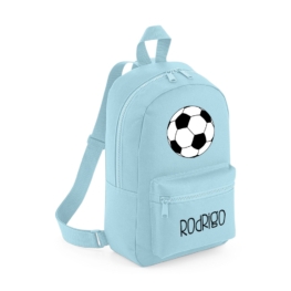 MOCHILA MINI PERSONALIZADA PELOTA FÚTBOL