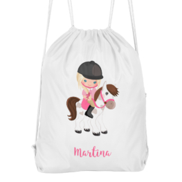 Mochila cuerdas personalizada Hípica