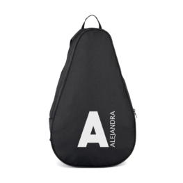 FUNDA MOCHILA PALA PÁDEL PERSONALIZADA INICIAL NOMBRE AL LADO